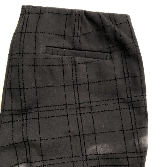 ALFANI WOMENS DRESS PANTS BLACK SKINNY ELEASTIC WAIST SIZE 8 PETITE %%% - Picture 6 of 8